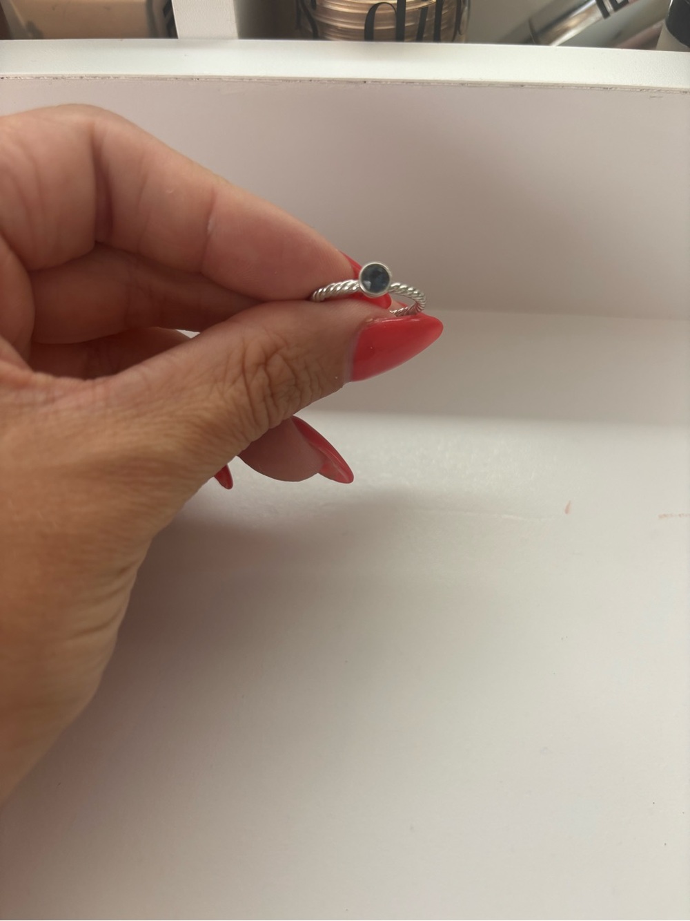 December birthstone ring